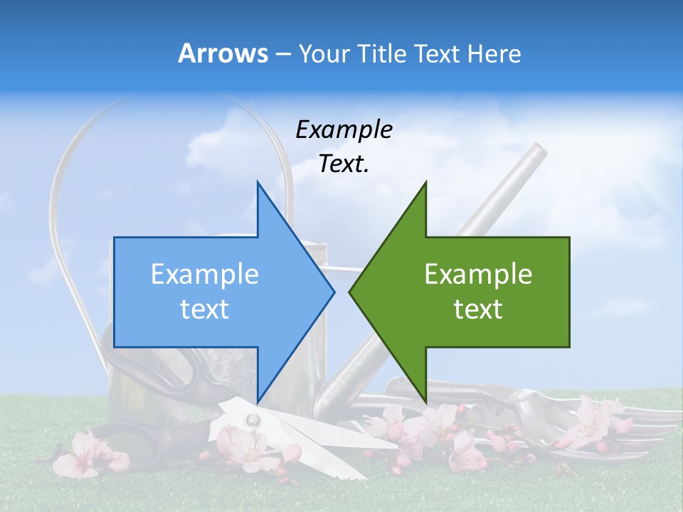 Planting Tools Gardening PowerPoint Template