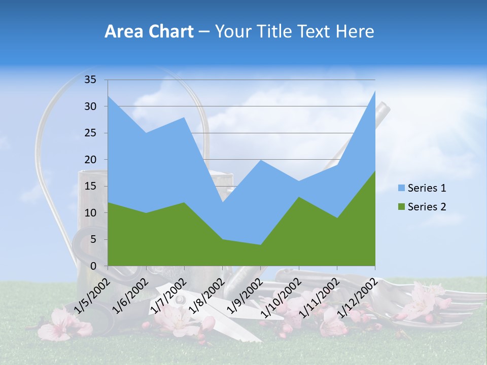 Planting Tools Gardening PowerPoint Template