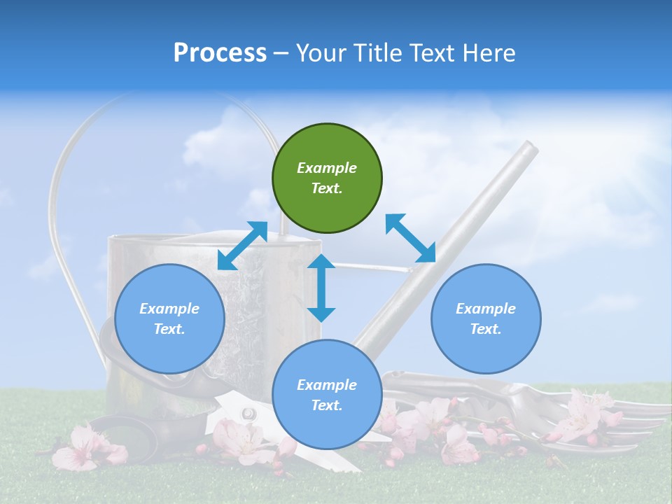 Planting Tools Gardening PowerPoint Template