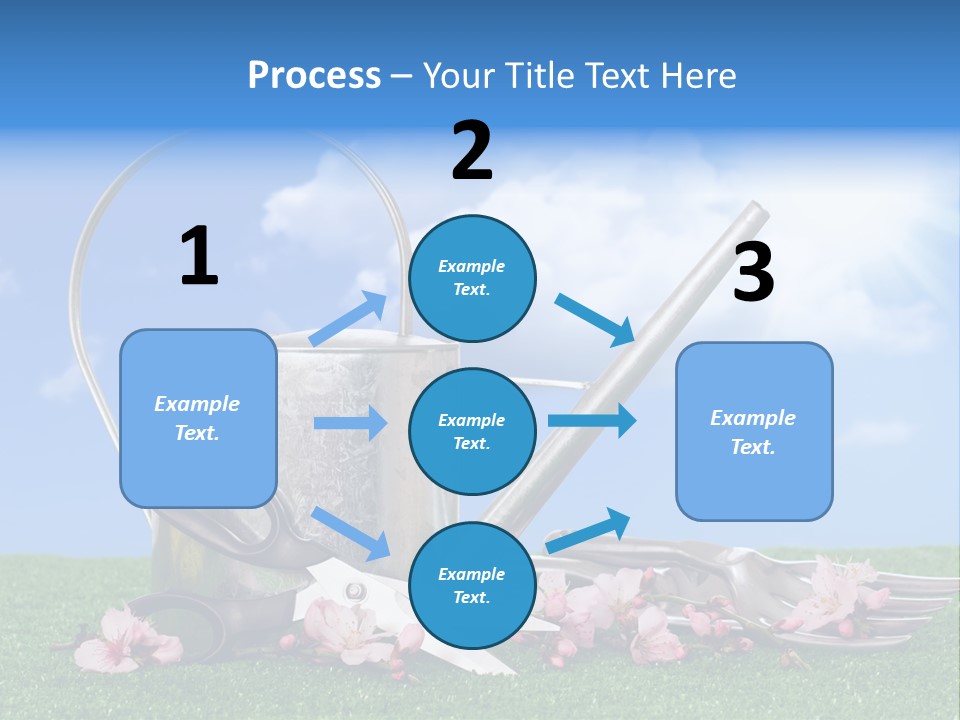 Planting Tools Gardening PowerPoint Template