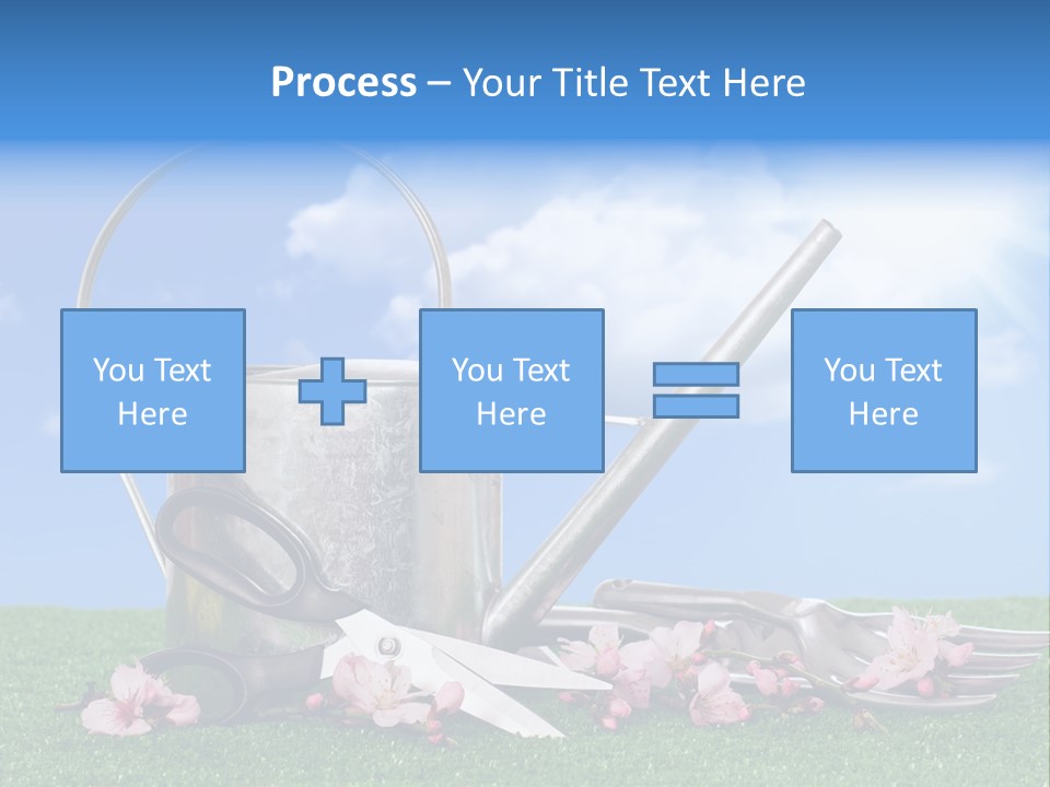 Planting Tools Gardening PowerPoint Template