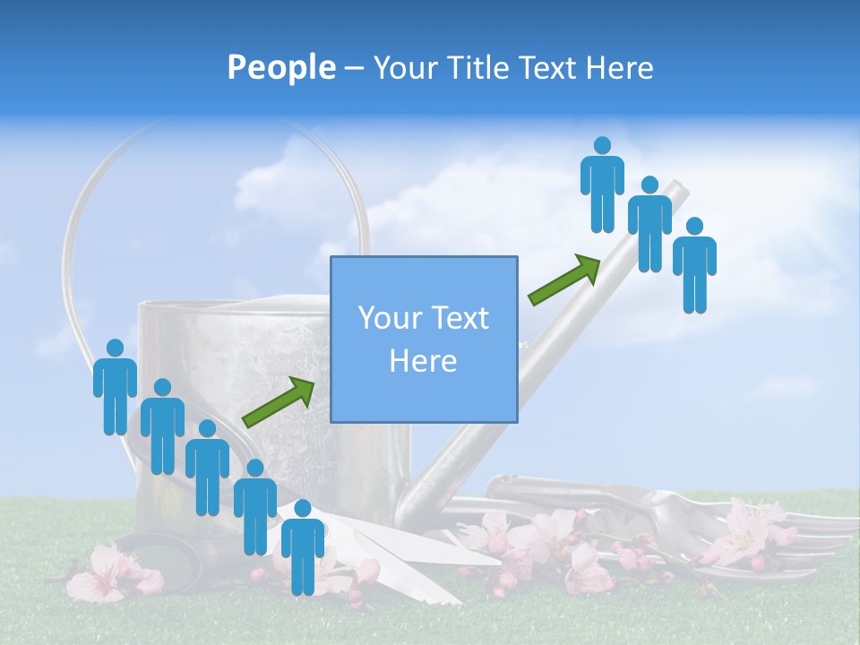 Planting Tools Gardening PowerPoint Template