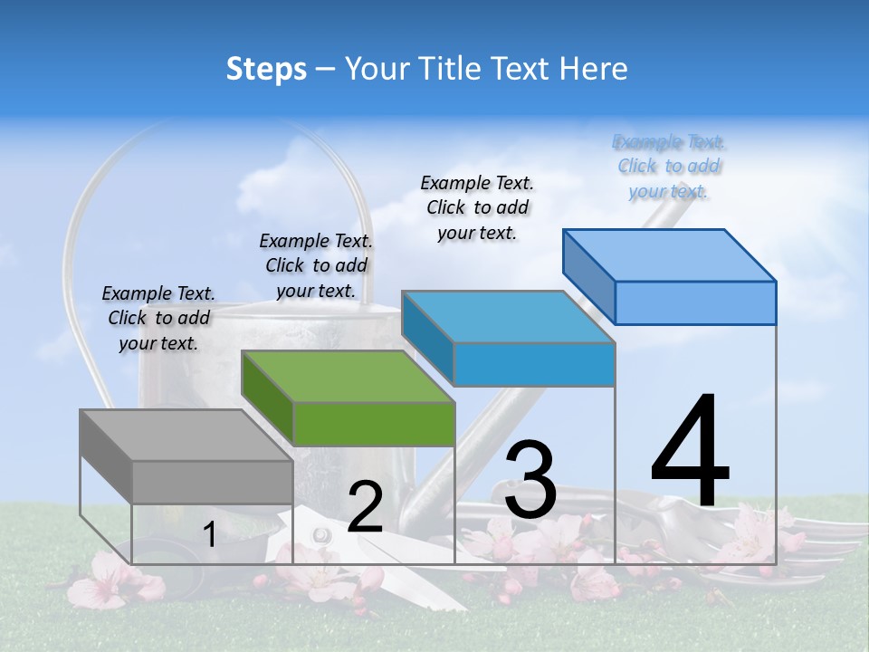 Planting Tools Gardening PowerPoint Template