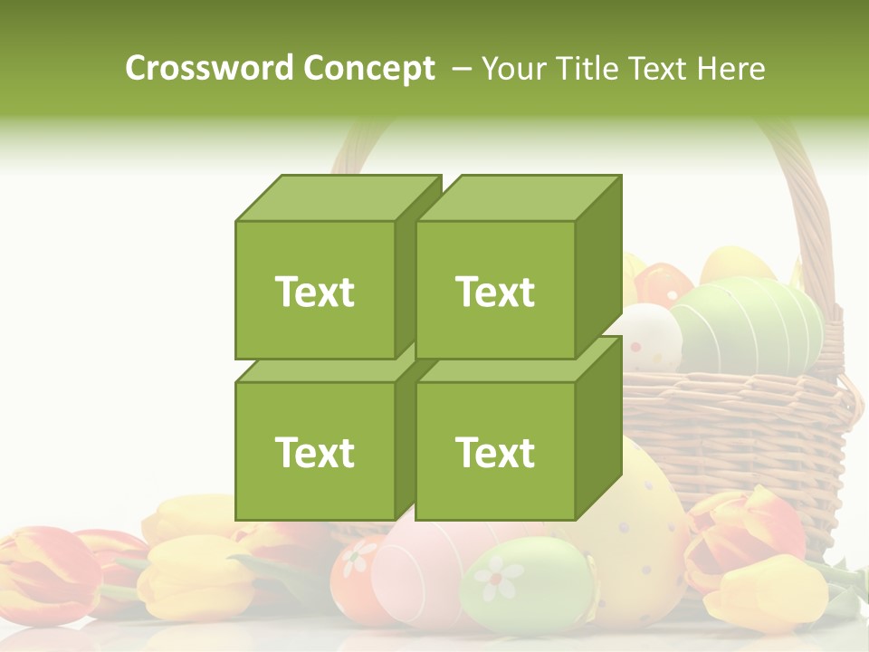 Yellow Card Egg PowerPoint Template
