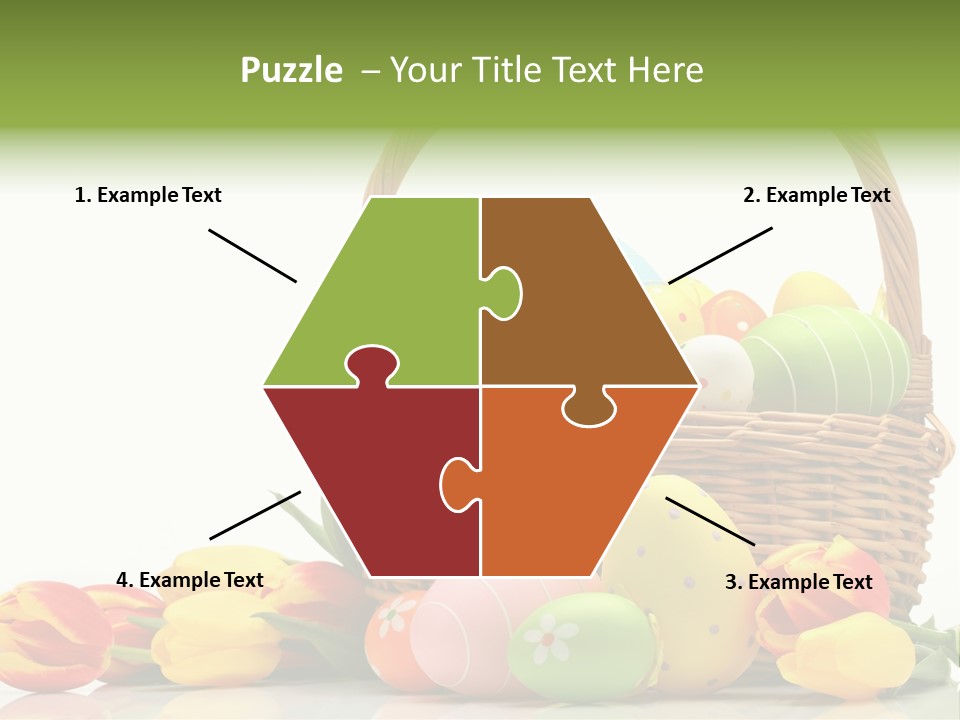 Yellow Card Egg PowerPoint Template