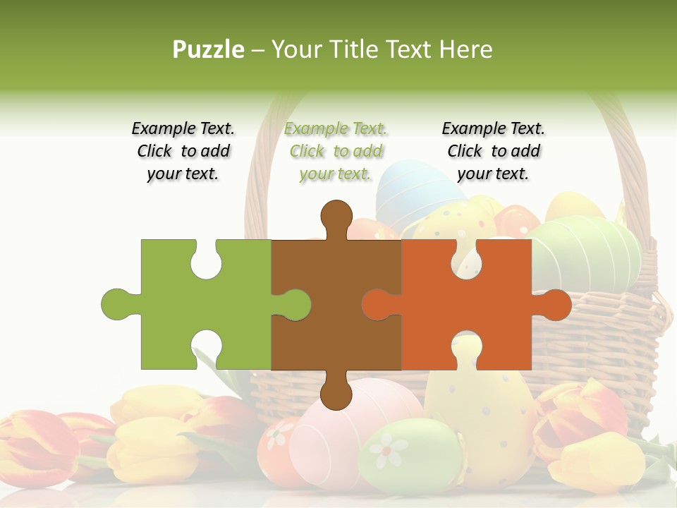 Yellow Card Egg PowerPoint Template