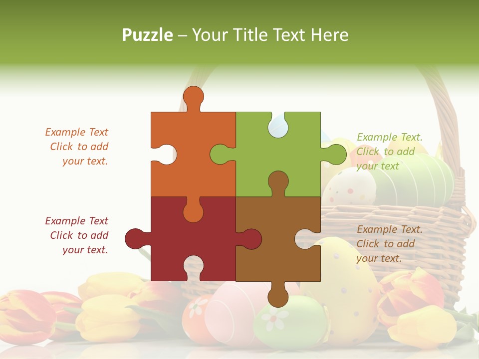 Yellow Card Egg PowerPoint Template