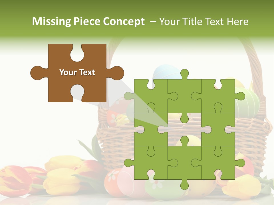 Yellow Card Egg PowerPoint Template