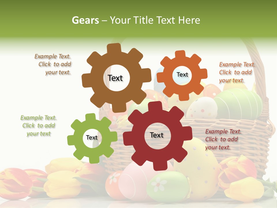 Yellow Card Egg PowerPoint Template