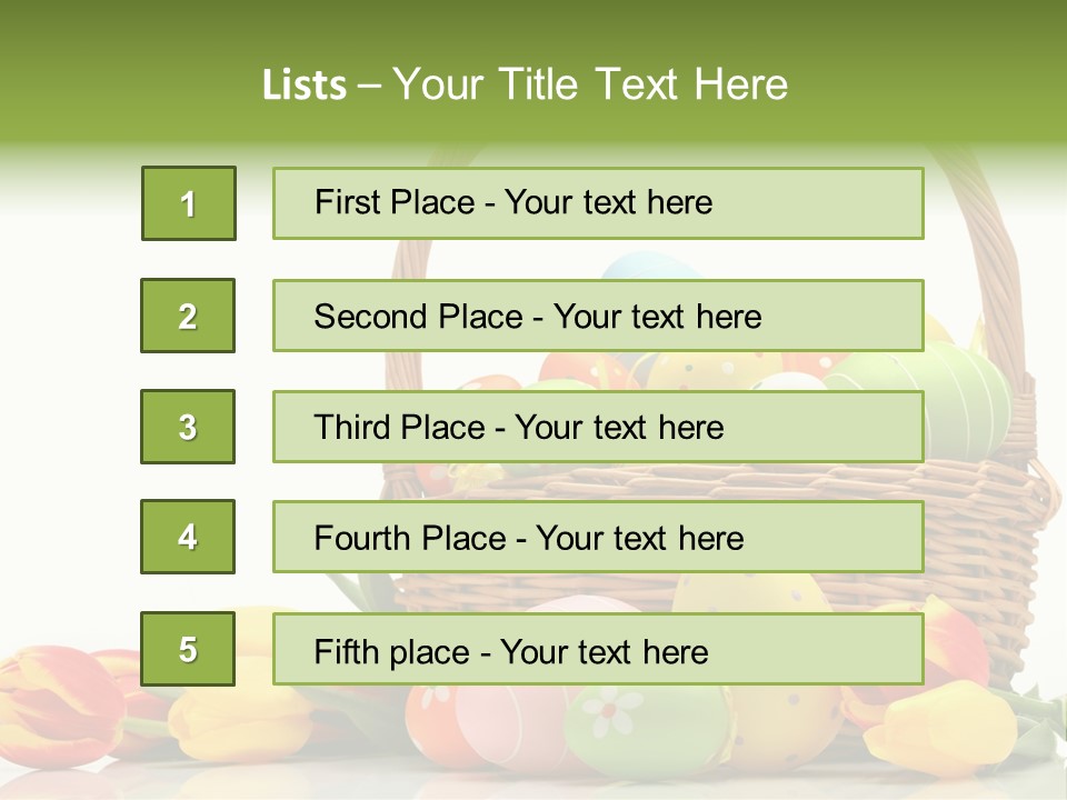 Yellow Card Egg PowerPoint Template