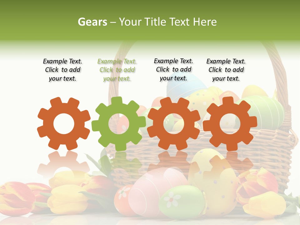 Yellow Card Egg PowerPoint Template