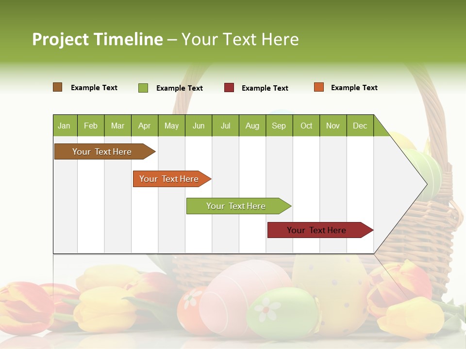 Yellow Card Egg PowerPoint Template