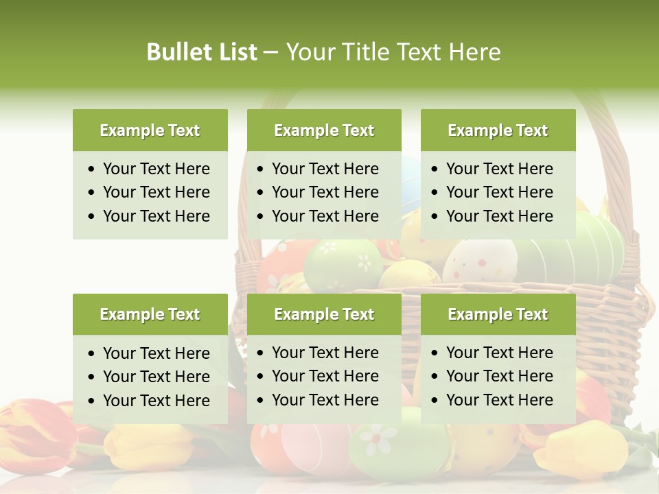 Yellow Card Egg PowerPoint Template