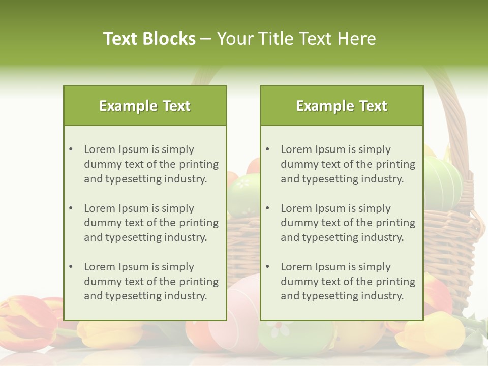 Yellow Card Egg PowerPoint Template