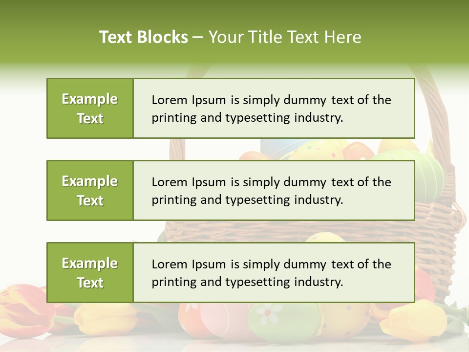 Yellow Card Egg PowerPoint Template