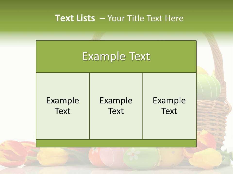 Yellow Card Egg PowerPoint Template
