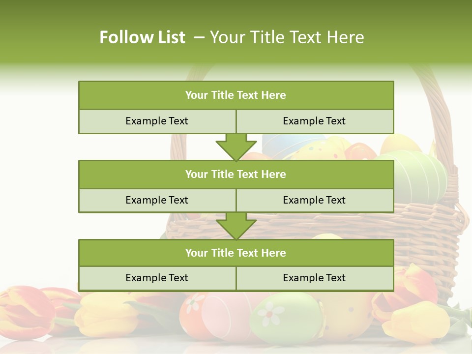 Yellow Card Egg PowerPoint Template