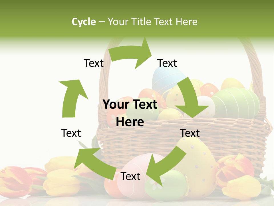 Yellow Card Egg PowerPoint Template
