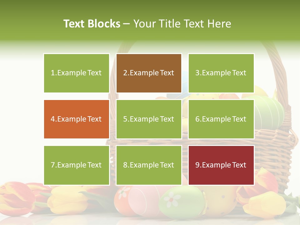 Yellow Card Egg PowerPoint Template