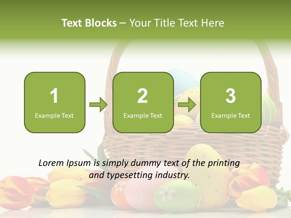 Yellow Card Egg PowerPoint Template