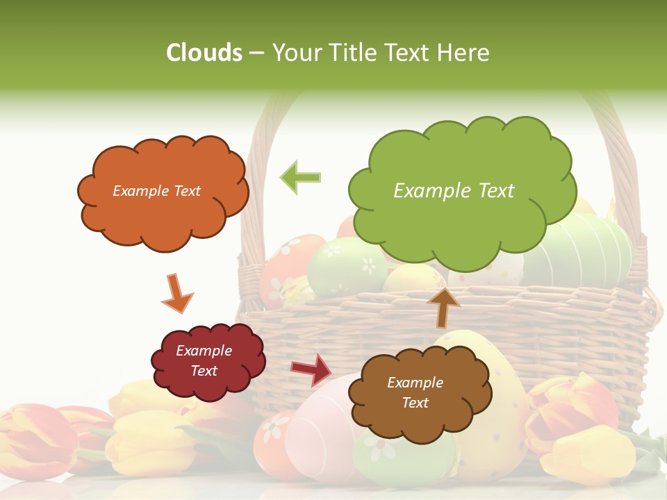 Yellow Card Egg PowerPoint Template