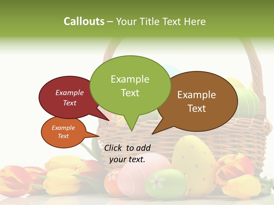 Yellow Card Egg PowerPoint Template