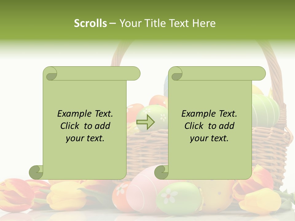 Yellow Card Egg PowerPoint Template