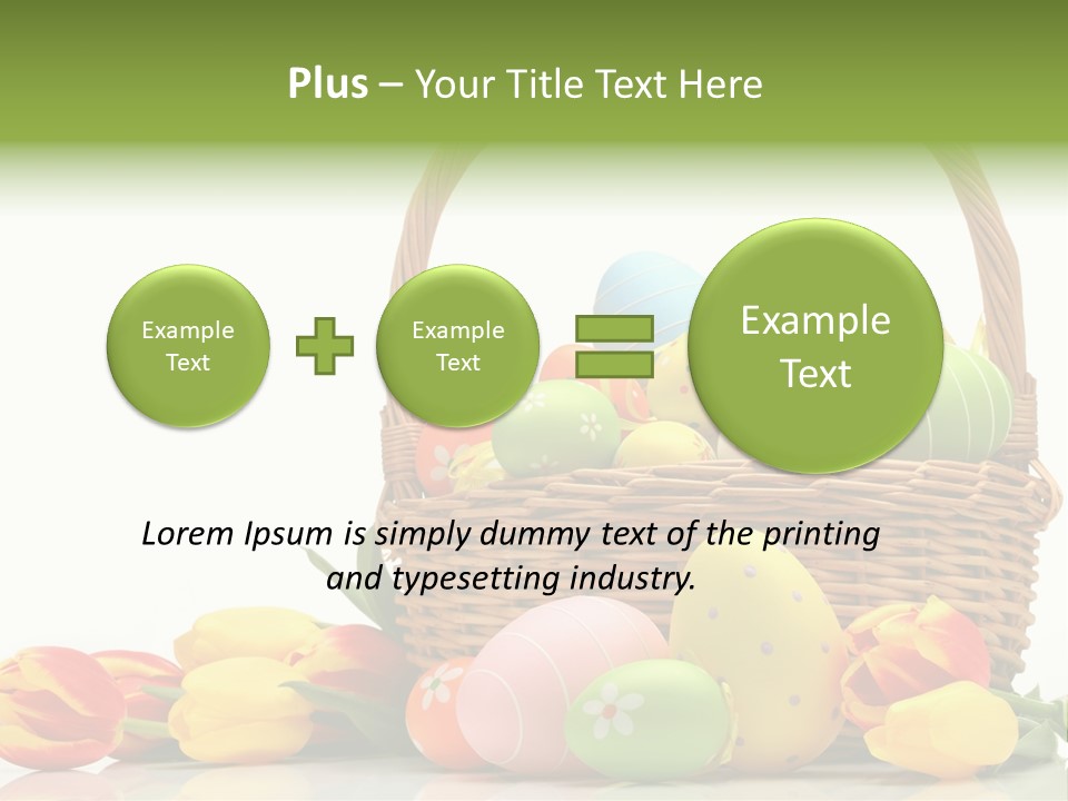 Yellow Card Egg PowerPoint Template