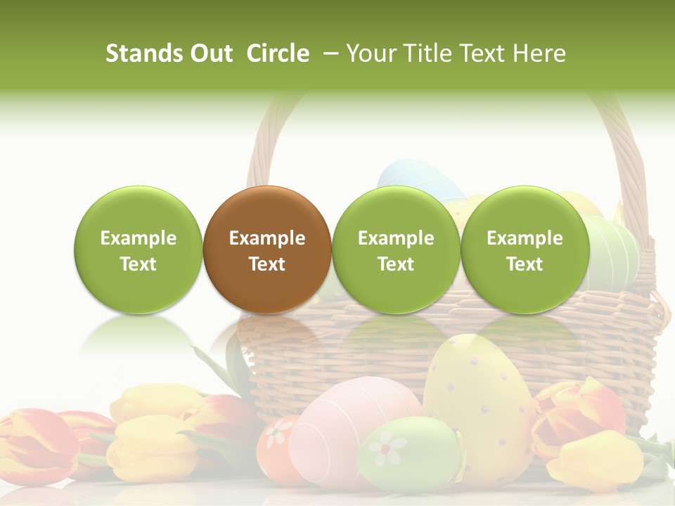 Yellow Card Egg PowerPoint Template