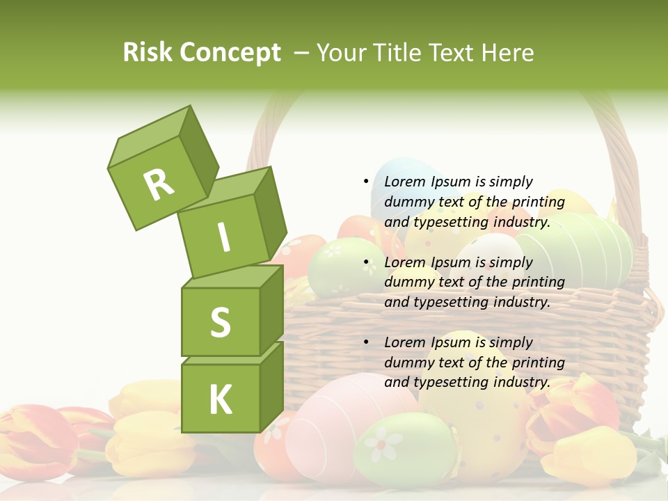 Yellow Card Egg PowerPoint Template