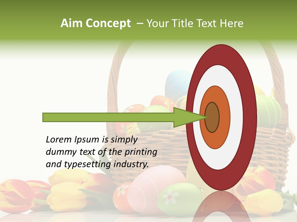 Yellow Card Egg PowerPoint Template