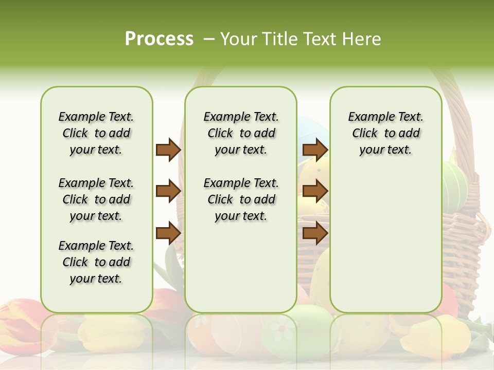 Yellow Card Egg PowerPoint Template