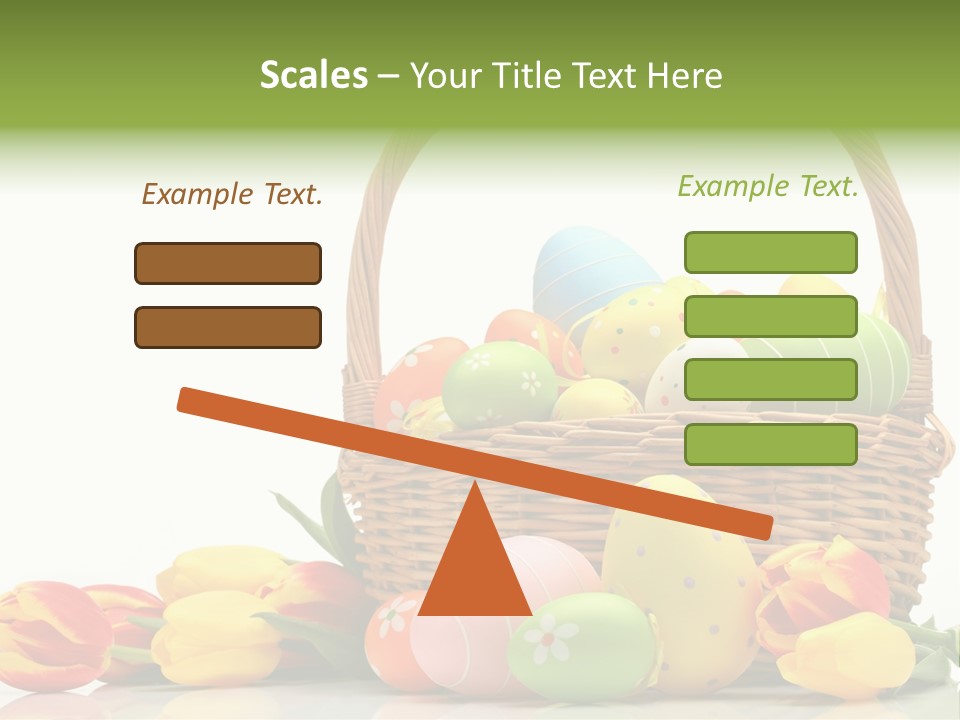 Yellow Card Egg PowerPoint Template