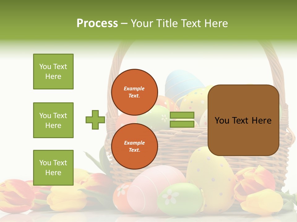 Yellow Card Egg PowerPoint Template
