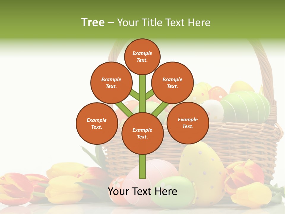 Yellow Card Egg PowerPoint Template