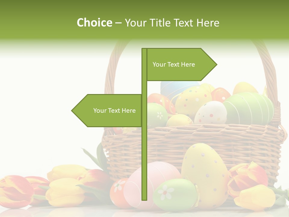 Yellow Card Egg PowerPoint Template