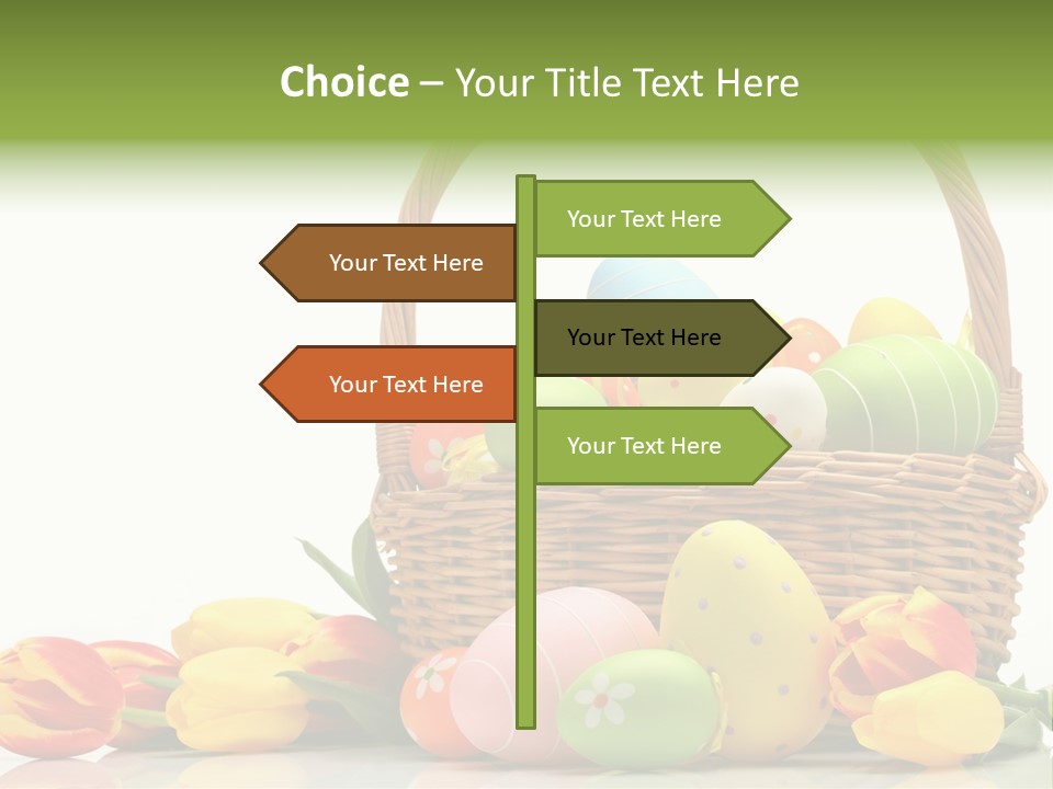 Yellow Card Egg PowerPoint Template