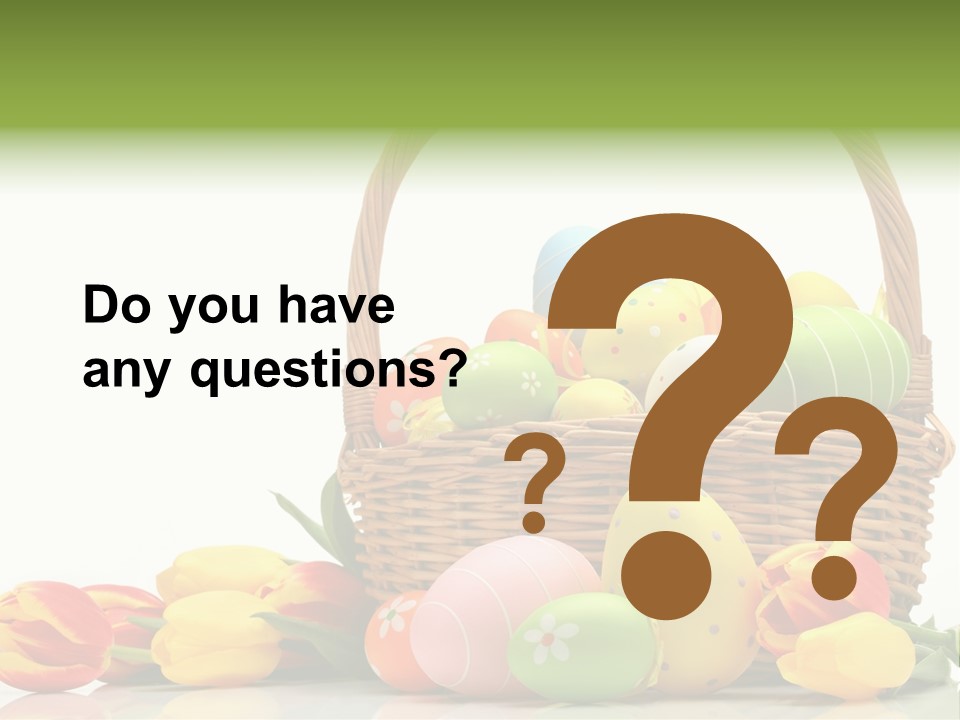 Yellow Card Egg PowerPoint Template