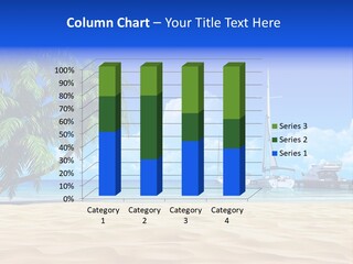 Outdoor Palmtree Bay PowerPoint Template