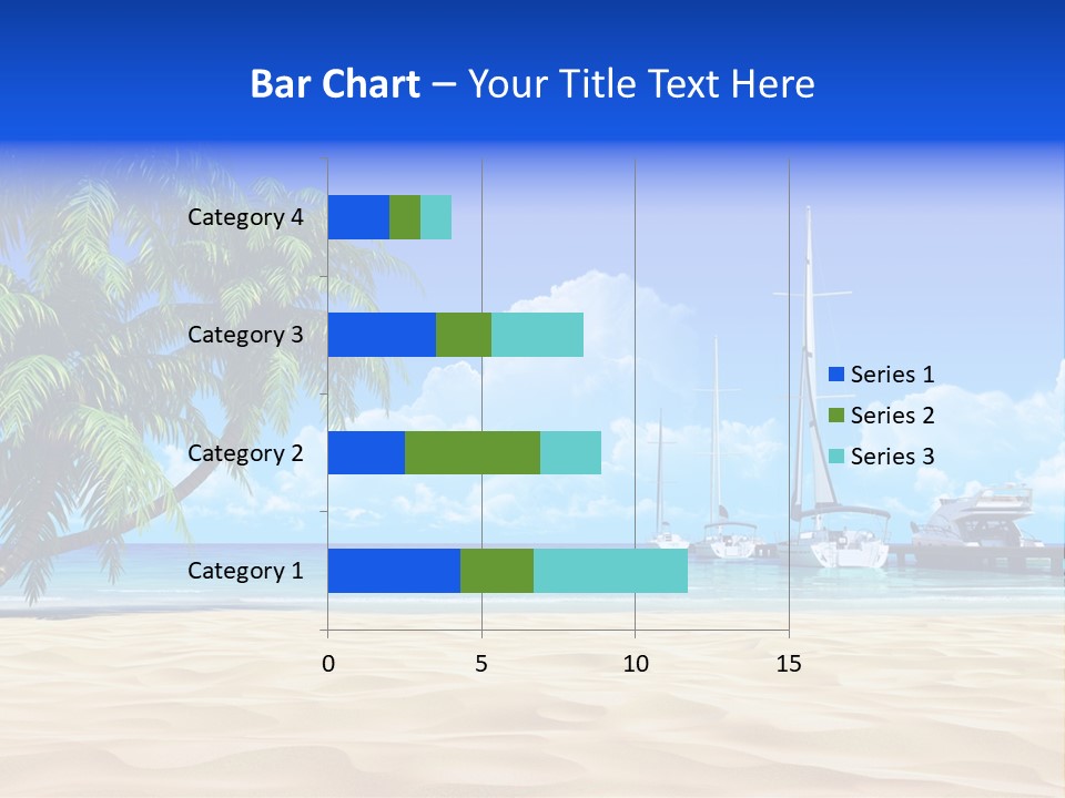 Outdoor Palmtree Bay PowerPoint Template