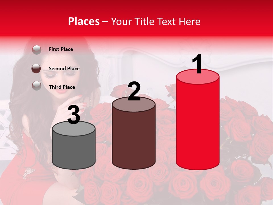 Glamour Decoration Jewelry PowerPoint Template