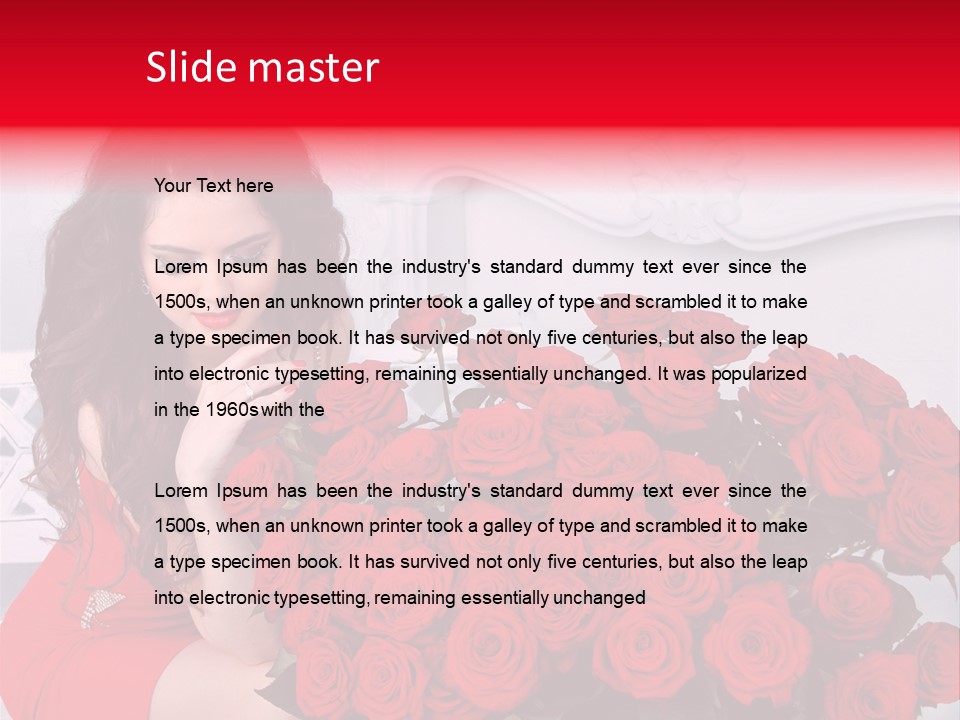 Glamour Decoration Jewelry PowerPoint Template