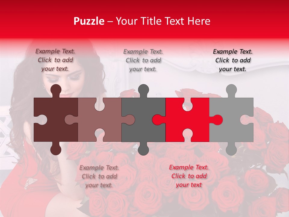 Glamour Decoration Jewelry PowerPoint Template