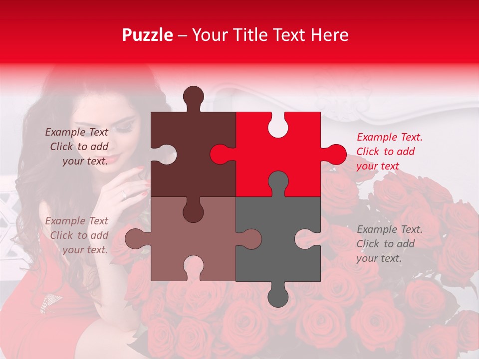 Glamour Decoration Jewelry PowerPoint Template