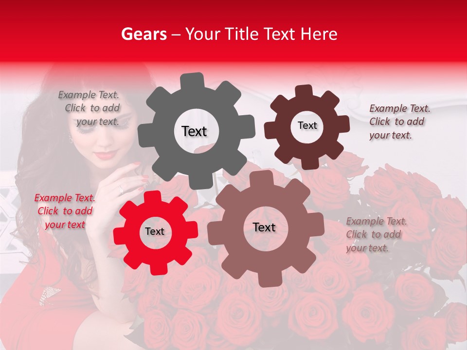 Glamour Decoration Jewelry PowerPoint Template