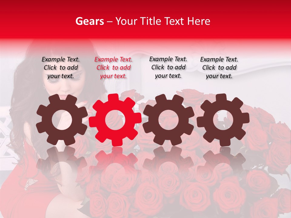 Glamour Decoration Jewelry PowerPoint Template