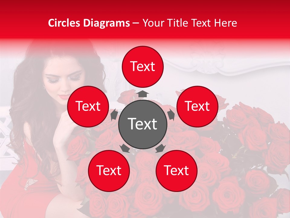 Glamour Decoration Jewelry PowerPoint Template