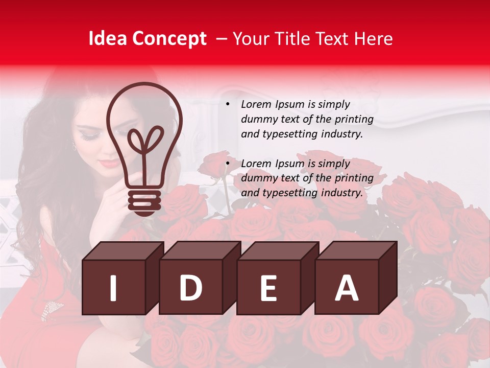 Glamour Decoration Jewelry PowerPoint Template