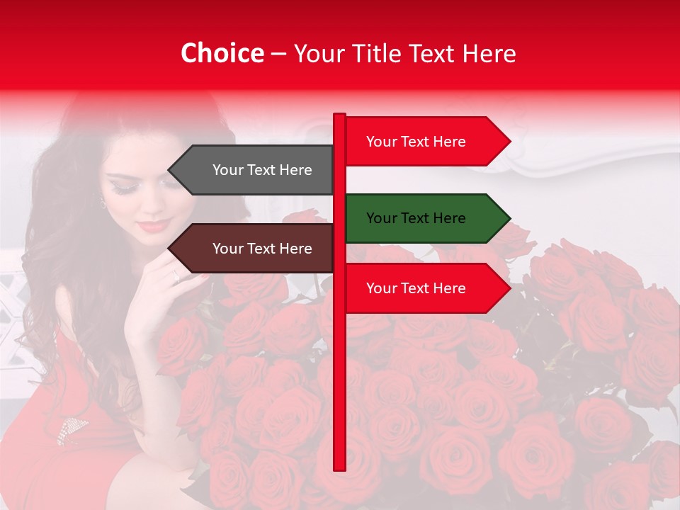 Glamour Decoration Jewelry PowerPoint Template