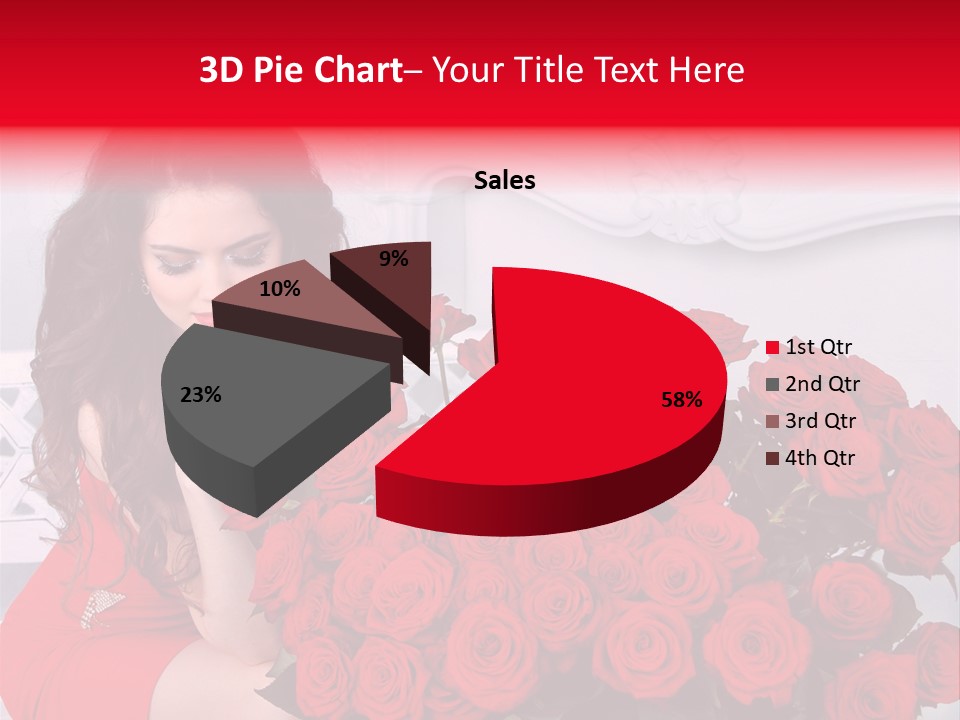 Glamour Decoration Jewelry PowerPoint Template